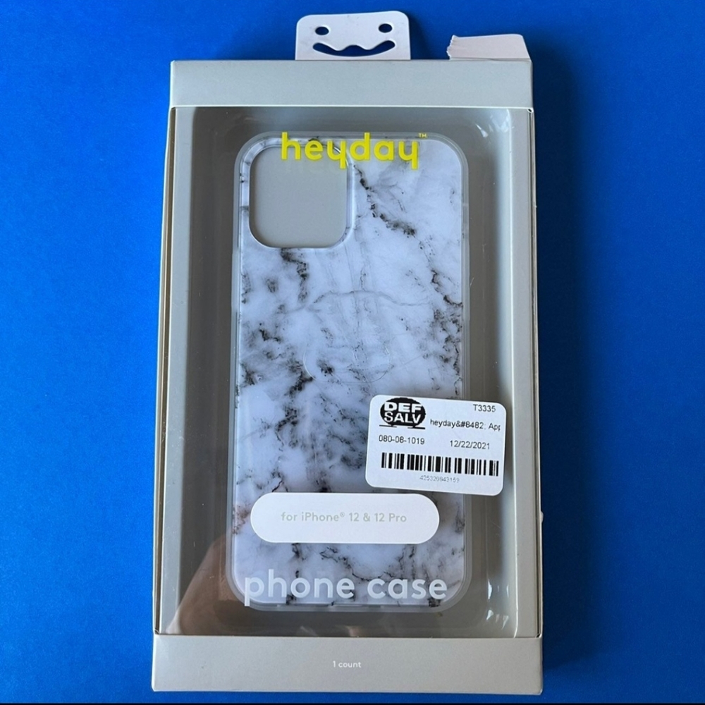 iPhone 12/12 Pro - Heyday Hardshell Case (GRAY MARBLE)